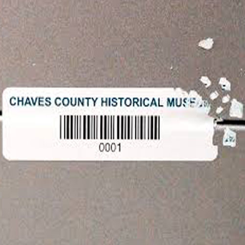 custom blank yellow ultra destructive vinyl label in rolls