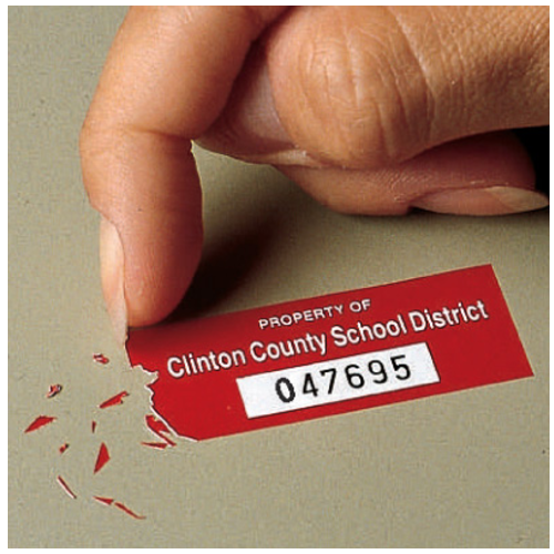 tamper evident security labels